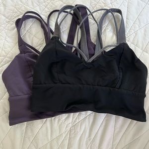 LULULEMON SPORTS BRA SIZE 4 BUNDLE OF TWO